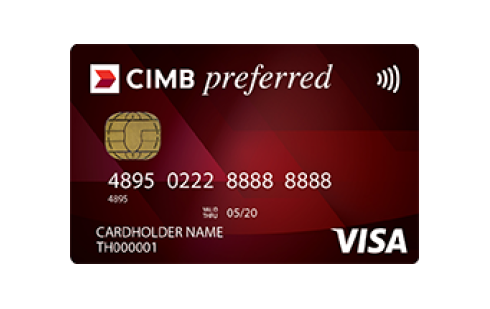 บัตร CIMB Preferred วีซ่า เดบิต